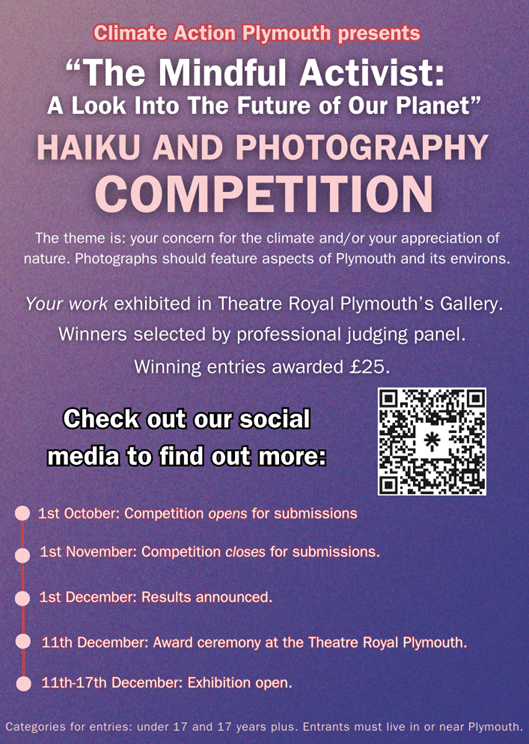 Climate Action Plymouth haiku and photography competition