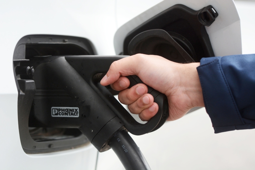 Plugging in an electric vehicle