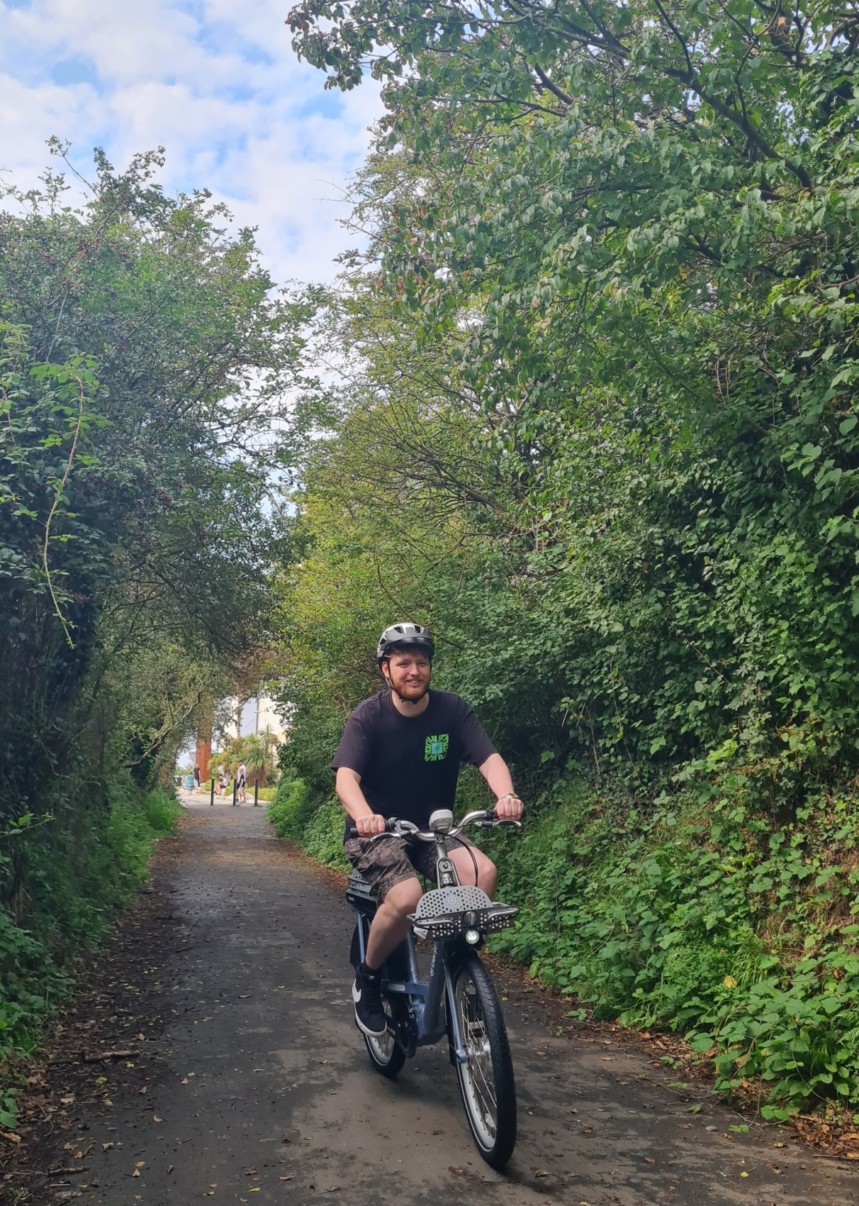 Man riding Beryl bike