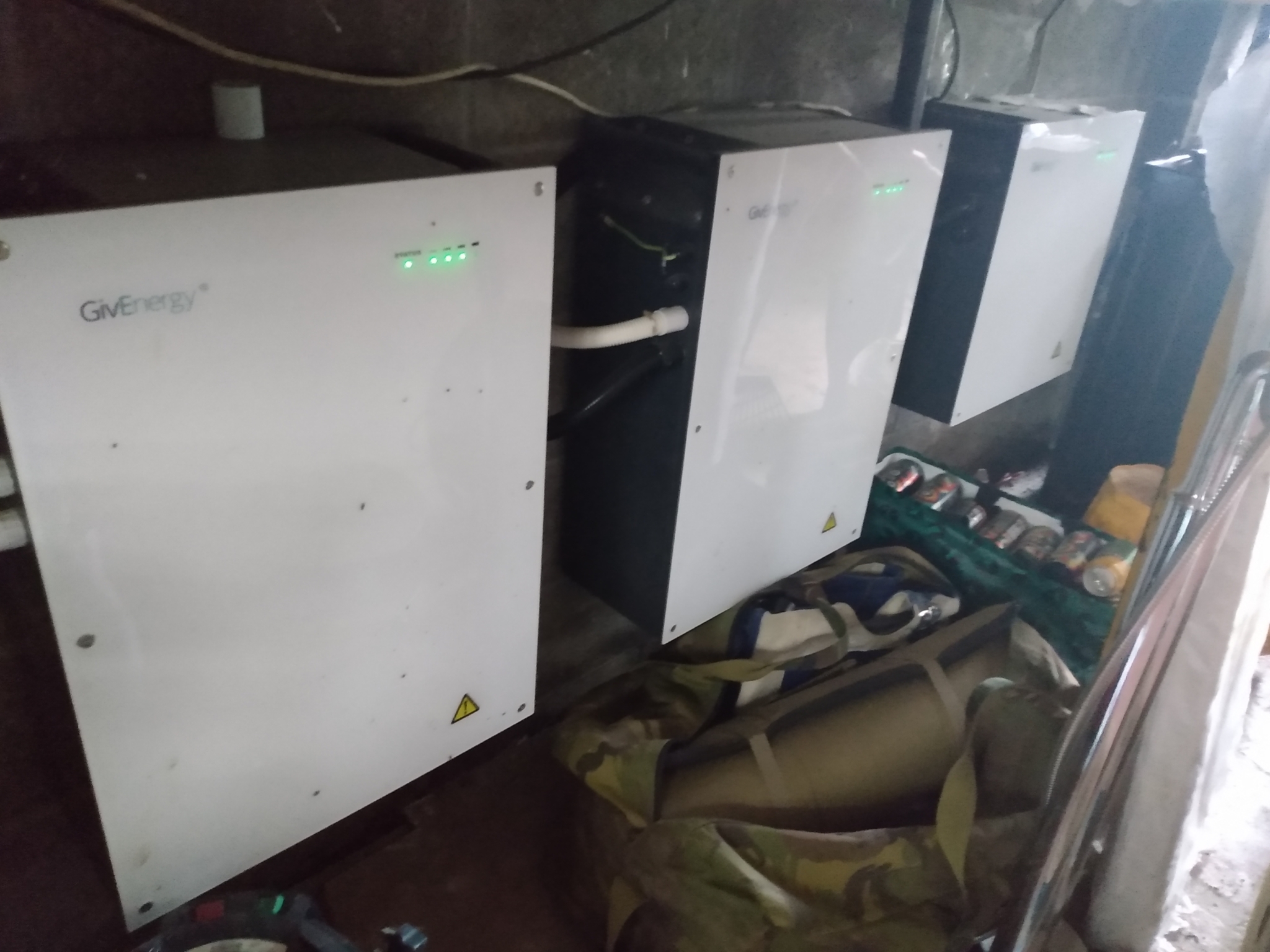 Solar batteries in situ