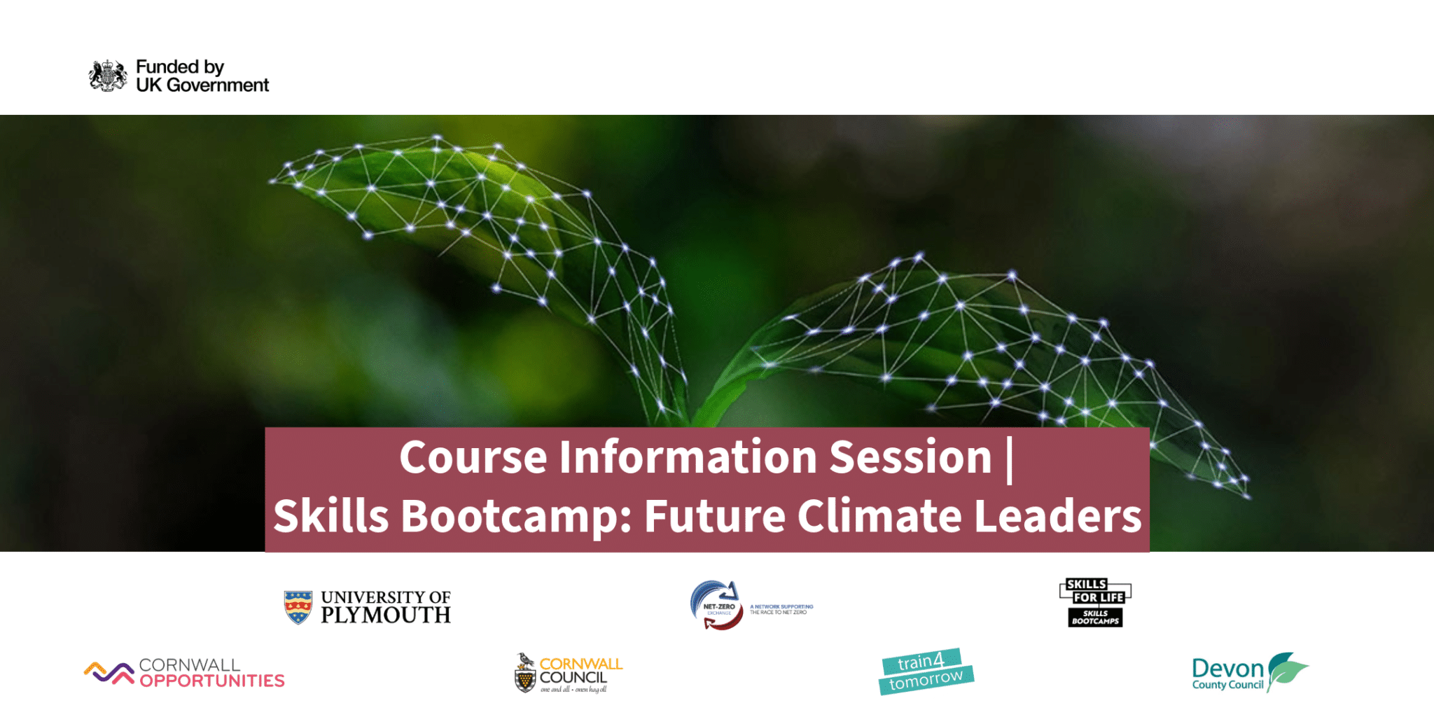 Course Information Session | Skills Bootcamp: Future Climate Leaders